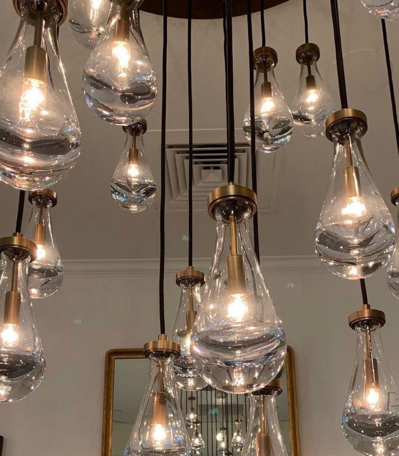 Raindrop Round Chandelier