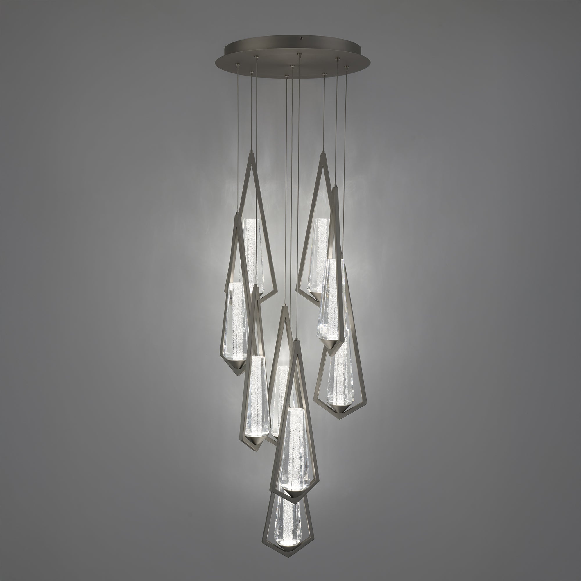 Luster Gaze Radiant Bloom Round Chandelier 9 Light - Background Shot