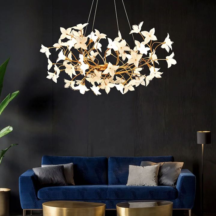 Branch Begonia Living Room Chandelier