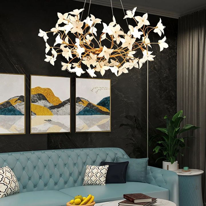 Branch Begonia Living Room Chandelier