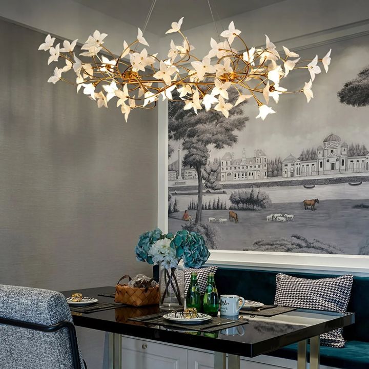Branch Begonia Living Room Chandelier
