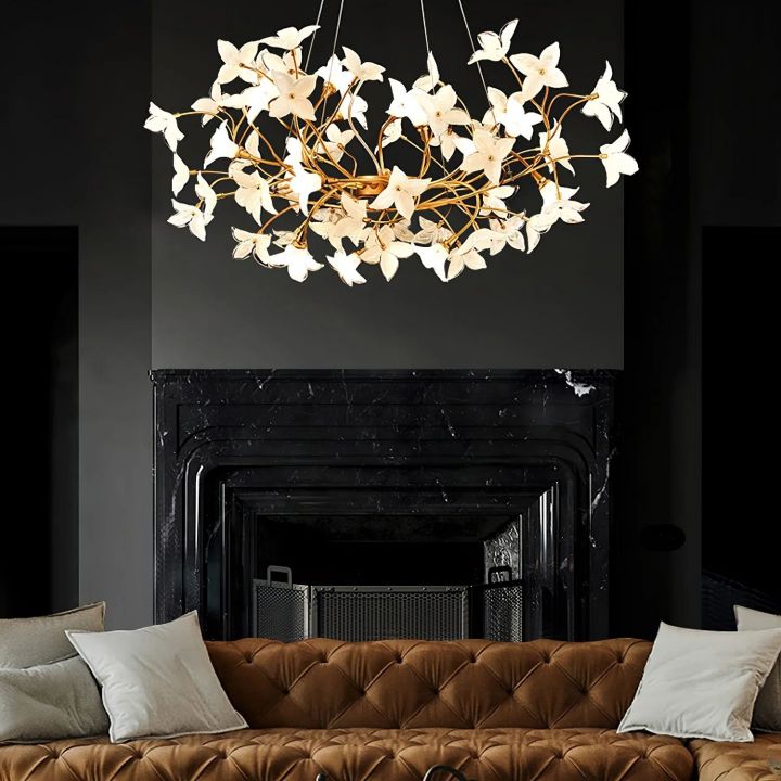 Branch Begonia Living Room Chandelier