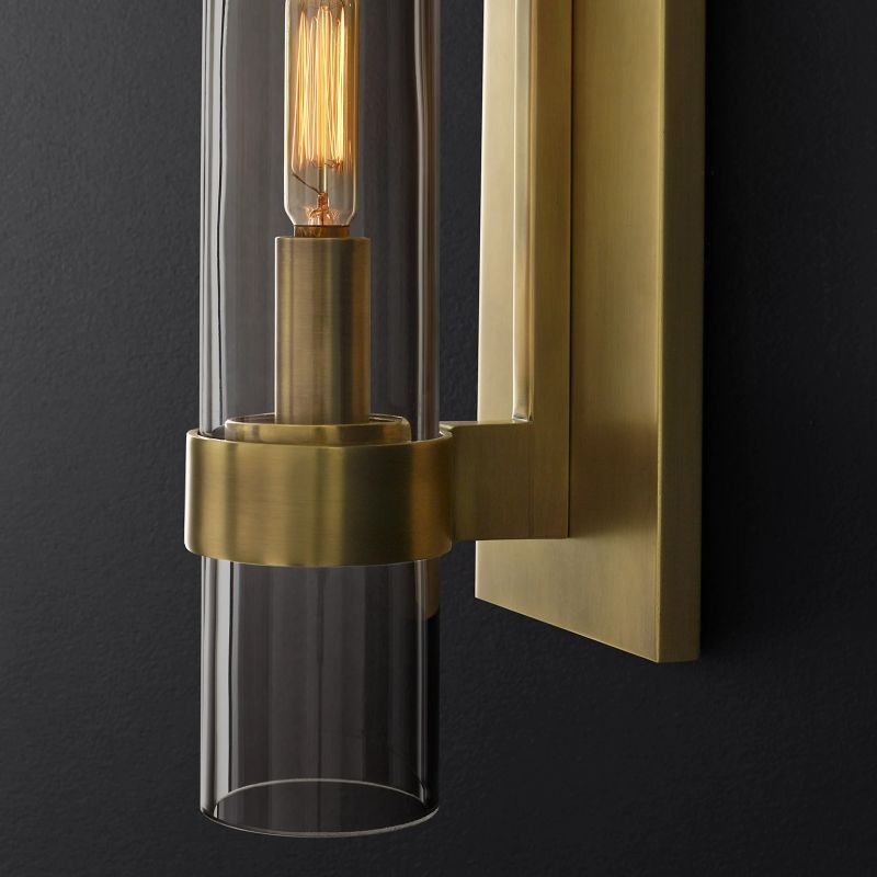 Ravella Blown Glass Bathroom Wall Sconce