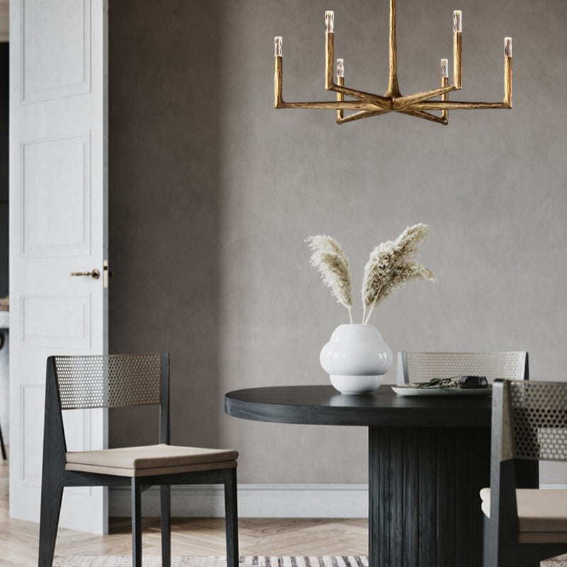 Thaddeos Forged Round Chandelier