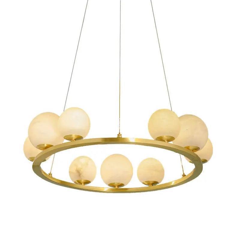 Alabaster Chandeliers Spain Dining Room