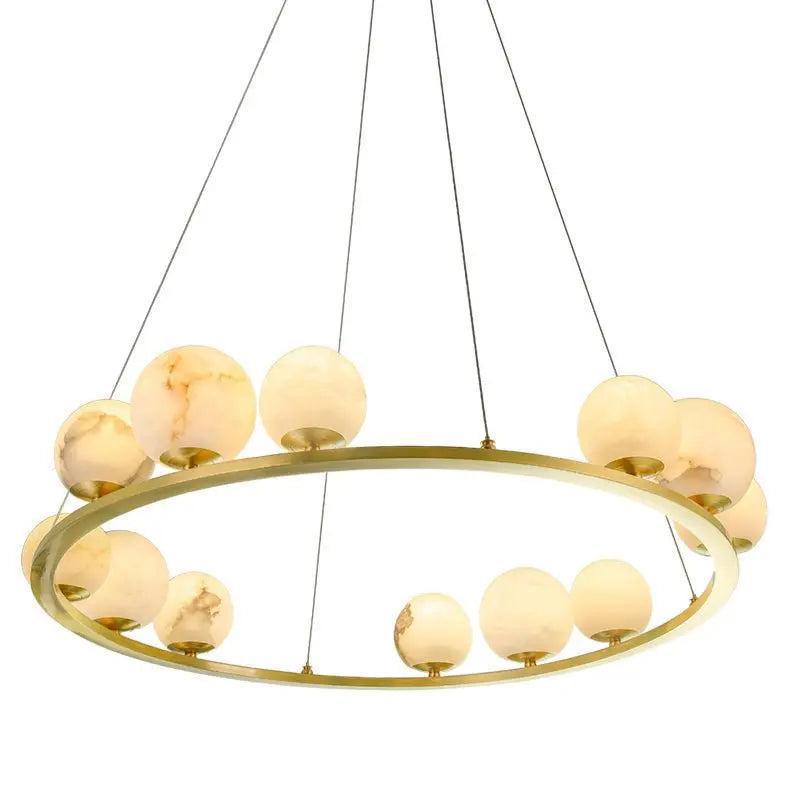 Alabaster Chandeliers Spain Dining Room