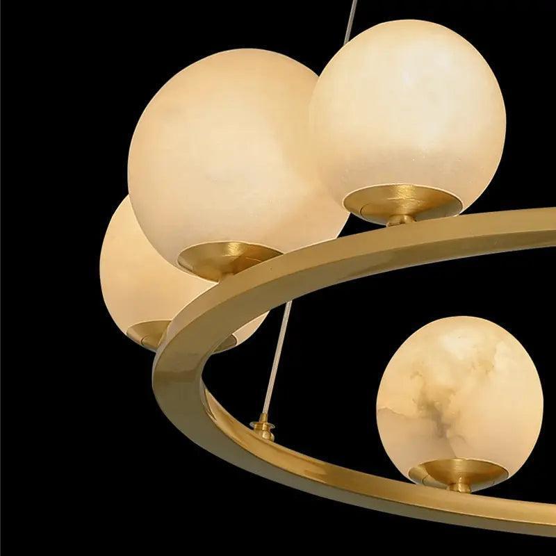 Alabaster Chandeliers Spain Dining Room