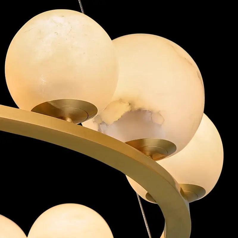 Alabaster Chandeliers Spain Dining Room