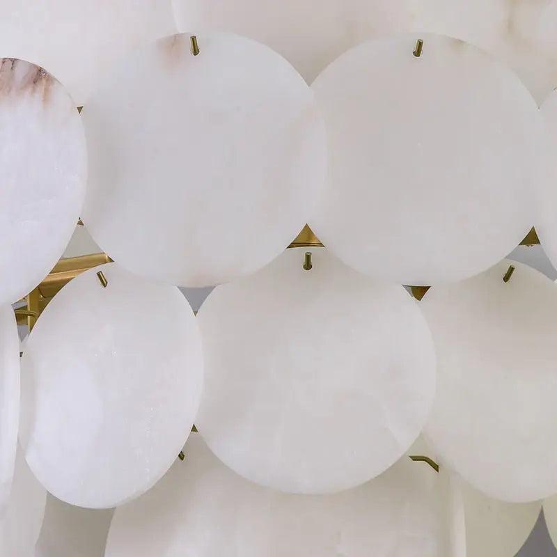 Spain Alabaster Brass Living Room Chandelier