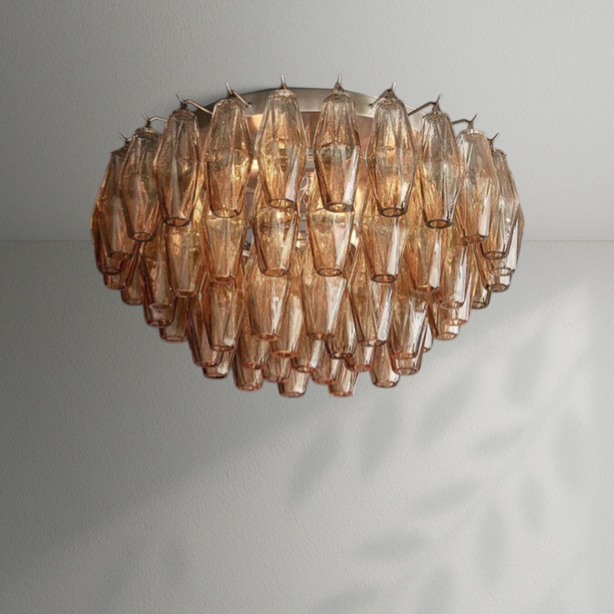 Chiaran Glass Flushmount