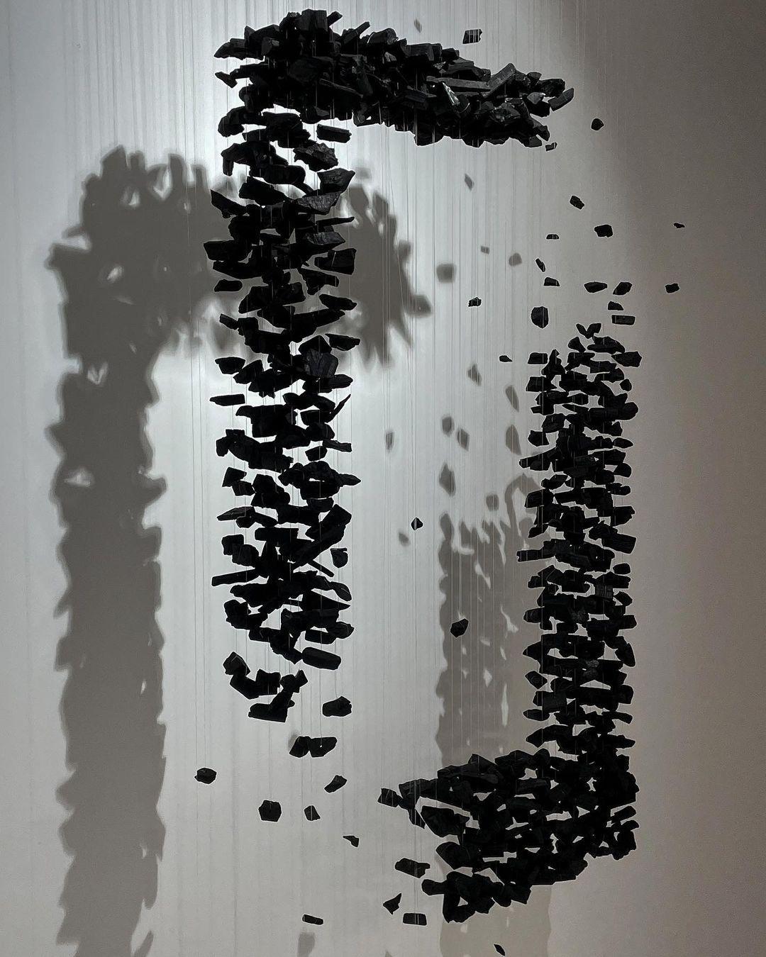Charcoal Stone Crystal Chandeliers M to R