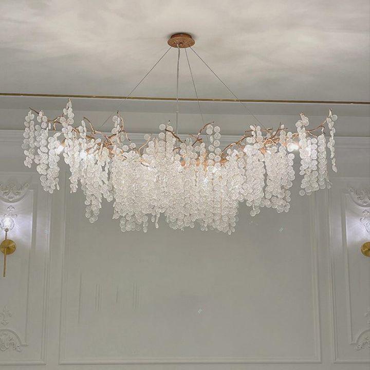 Luster Gaze Veridian Bloom Linear Branch Chandelier - Background Shot