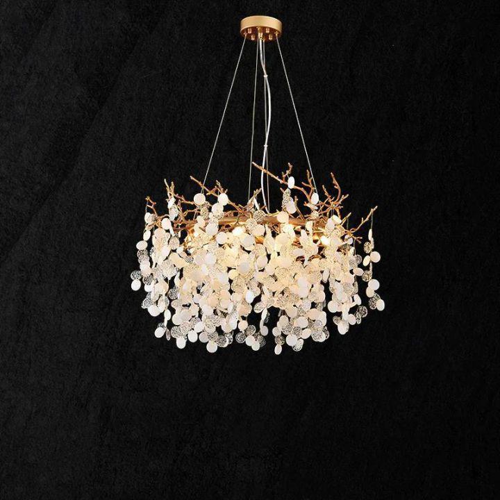 Luster Gaze Verdant Bloom Round Branch Chandelier - Background Shot