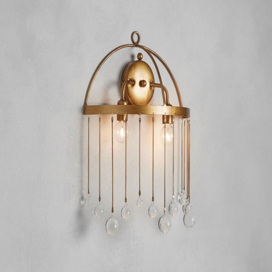 Aubrey Glass Wall Sconce
