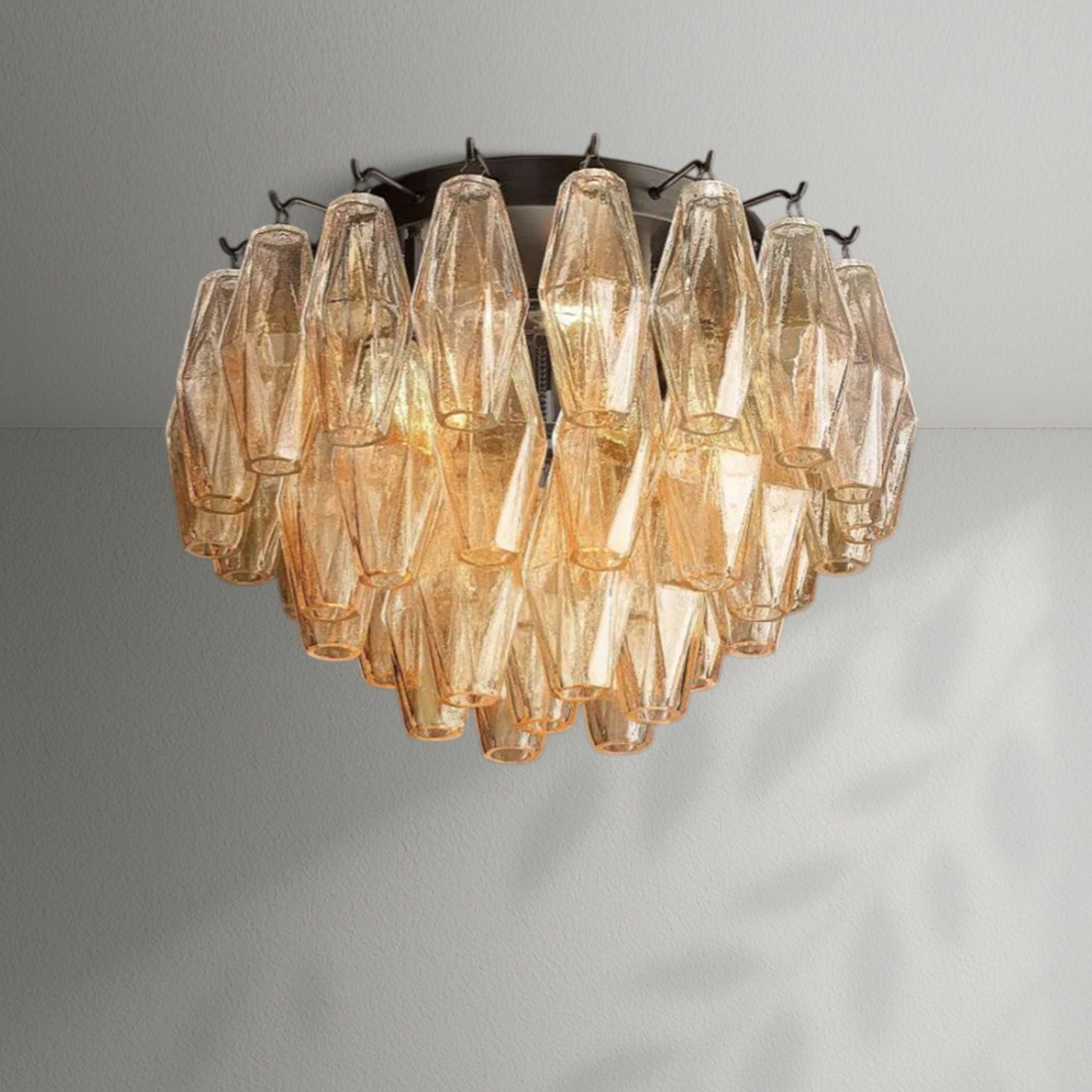 Chiaran Glass Flushmount