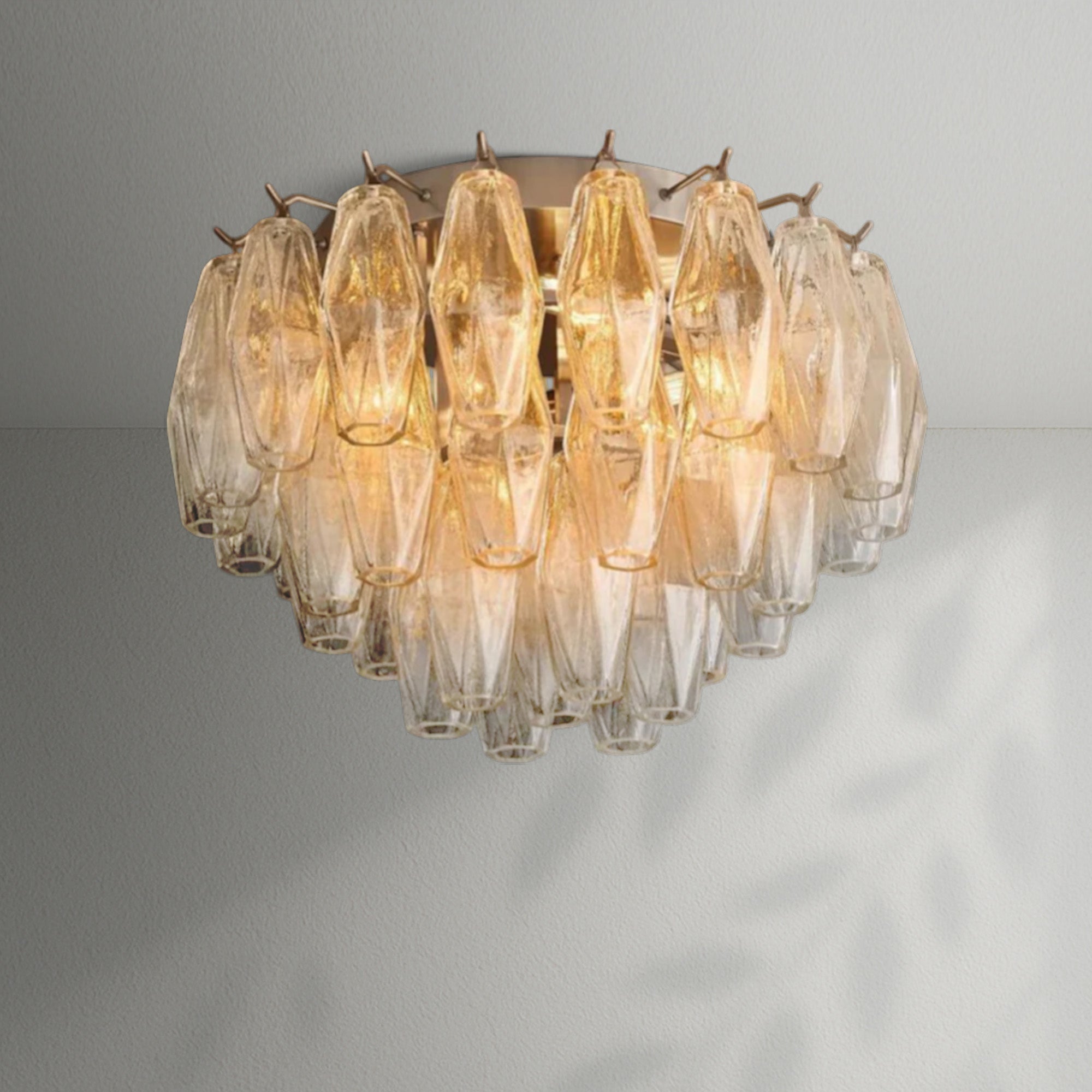 Chiaran Glass Flushmount