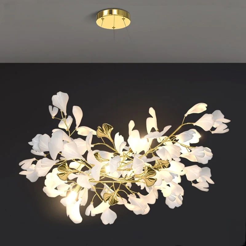 Ceramic Branch Chandelier