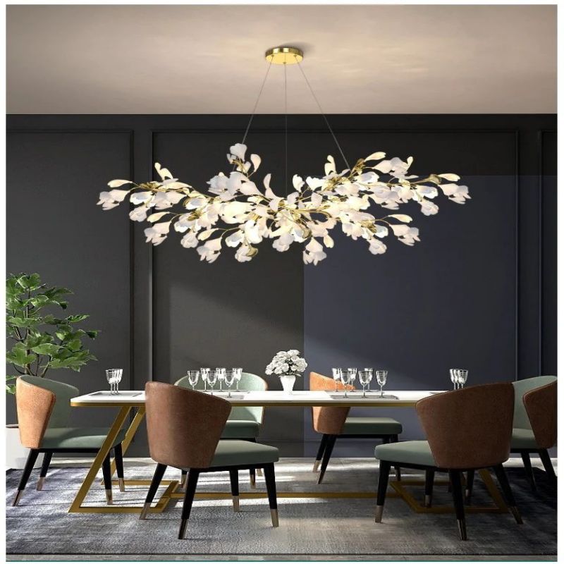 Ceramic Branch Chandelier