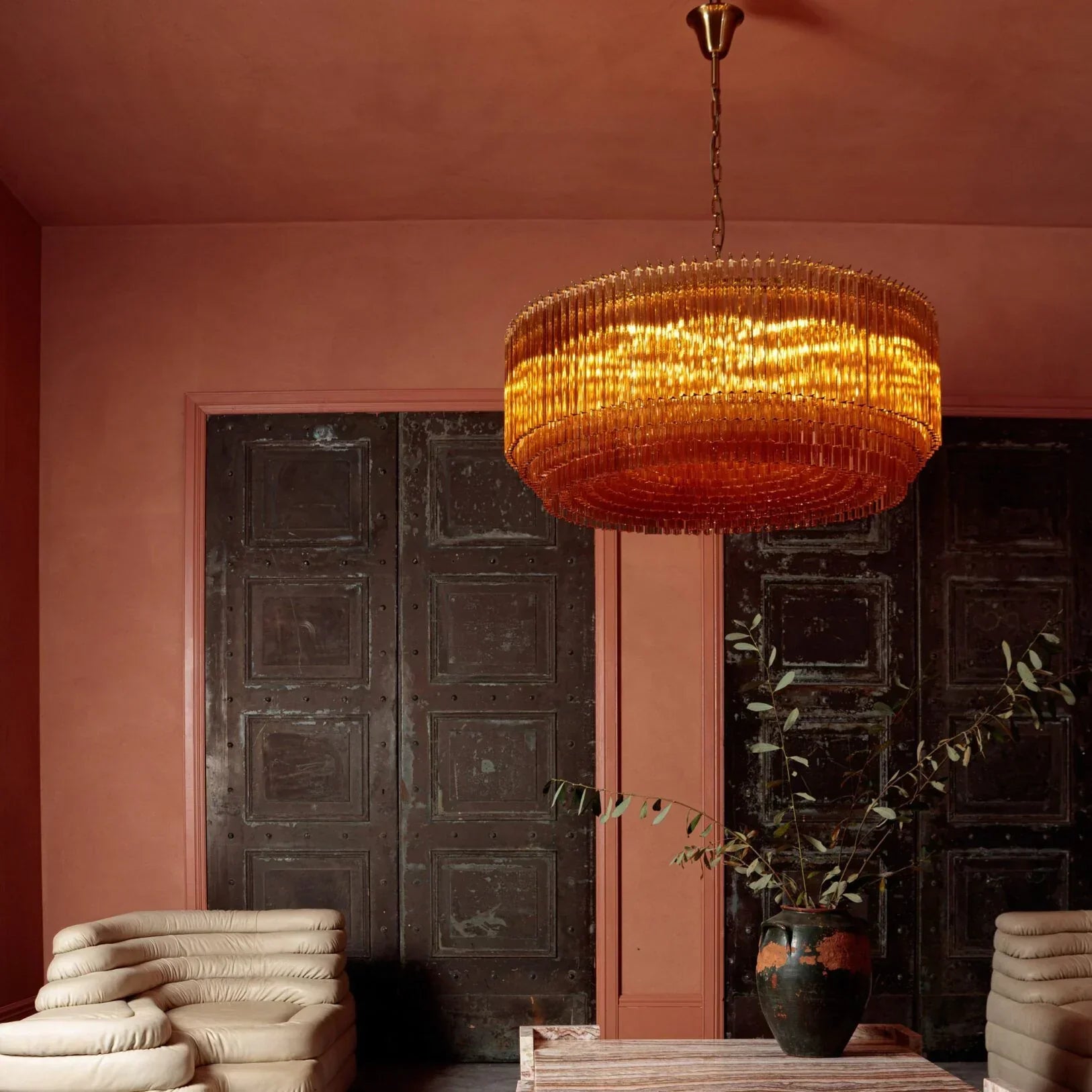 Grande Amaro Drum Chandelier 51.2″