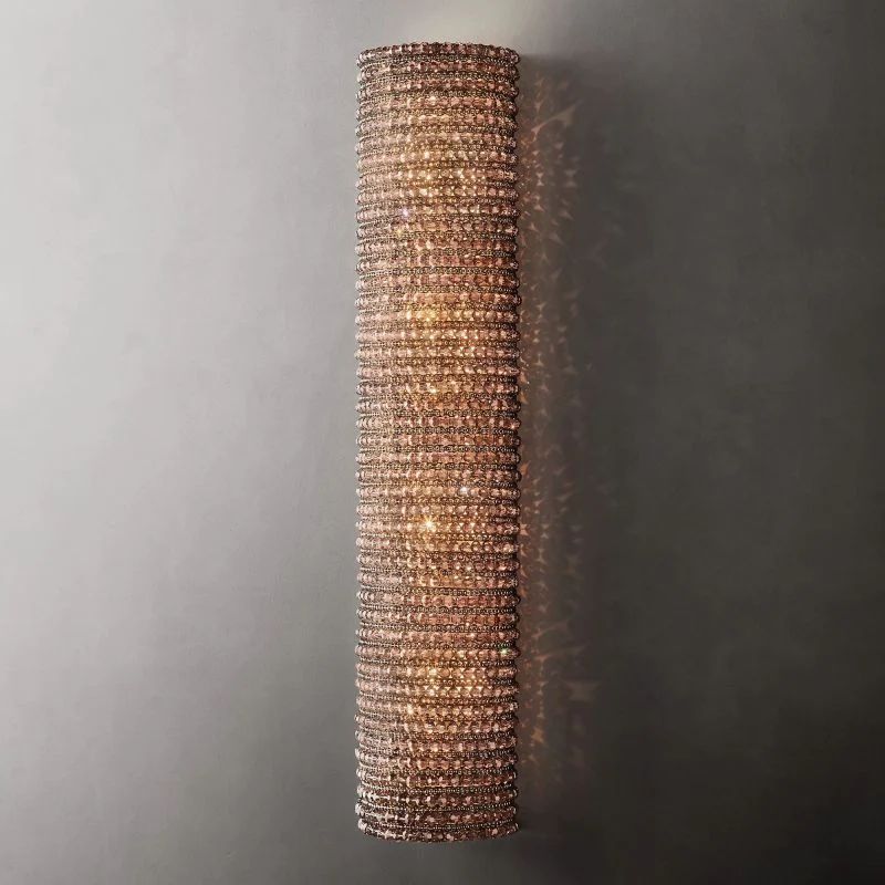 Halo Crystal Bedroom Wall Sconce