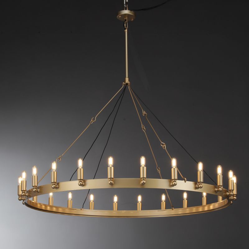 Celestine Vintage Filament Round Chandelier