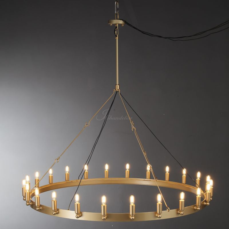 Celestine Vintage Filament Round Chandelier