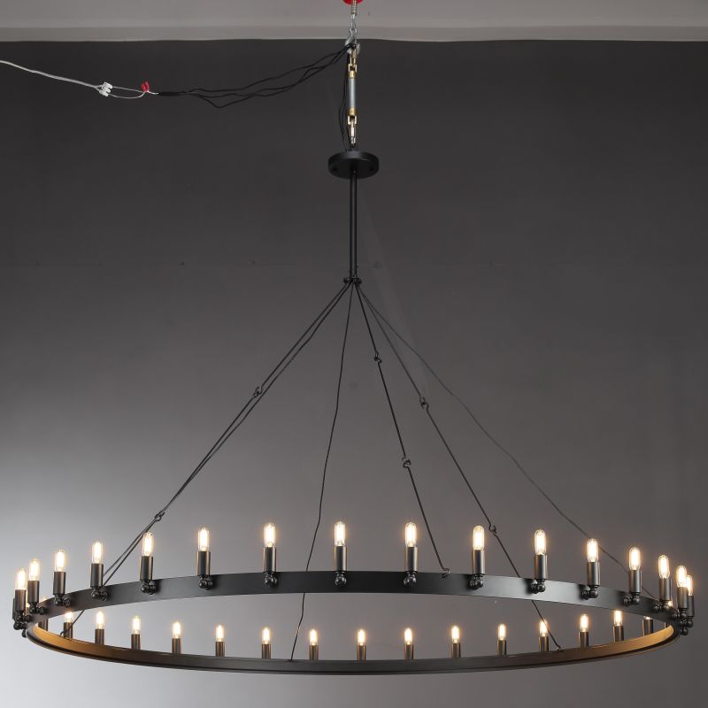 Celestine Vintage Filament Round Chandelier