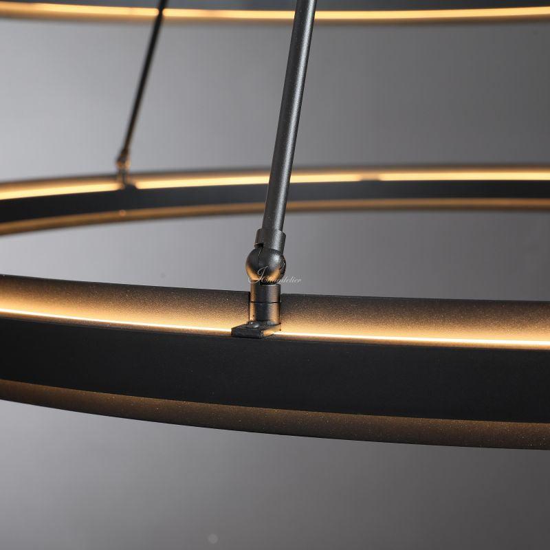 Peron Two-Tier Round Chandelier 60"