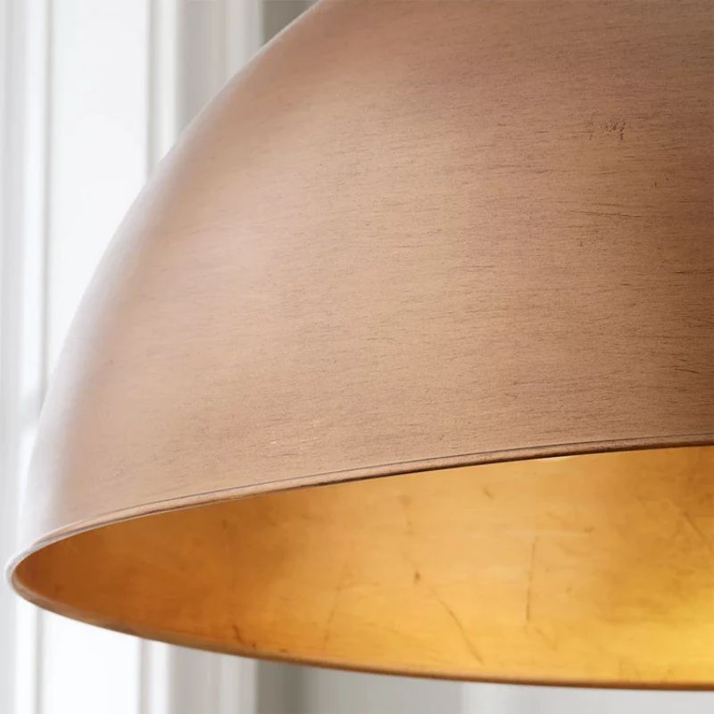 Industrial Dome Shade Island Pendant 30"
