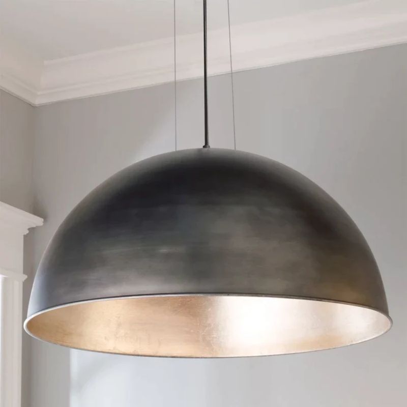 Industrial Dome Shade Island Pendant 30"