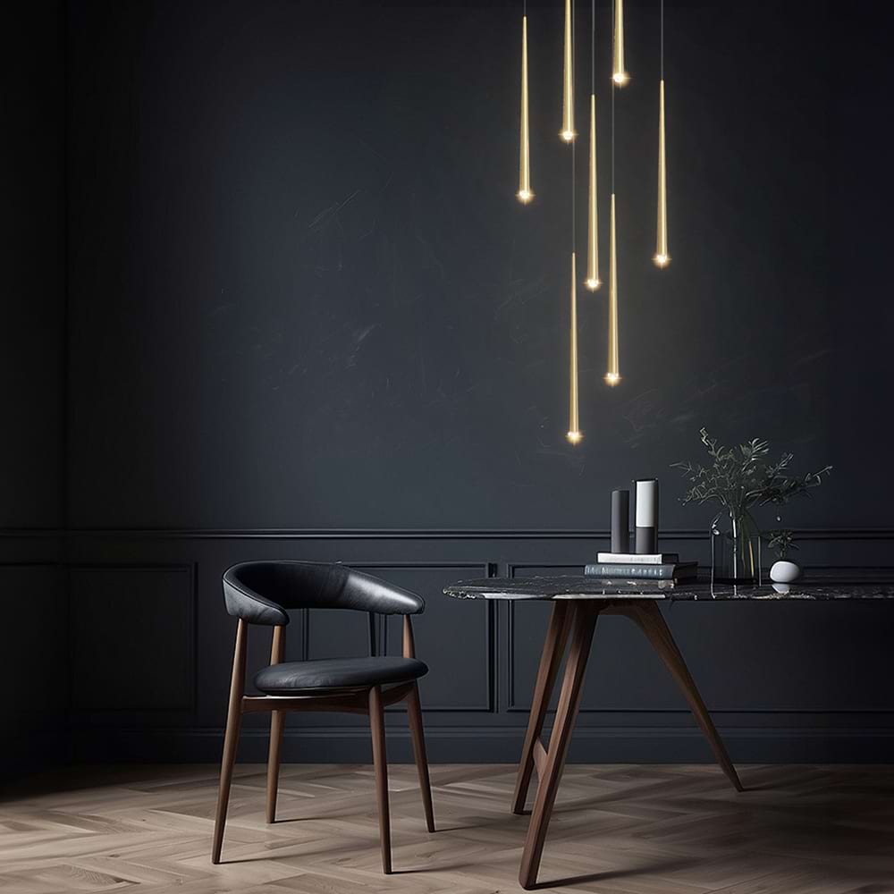 Aquitains Modern Round Chandelier