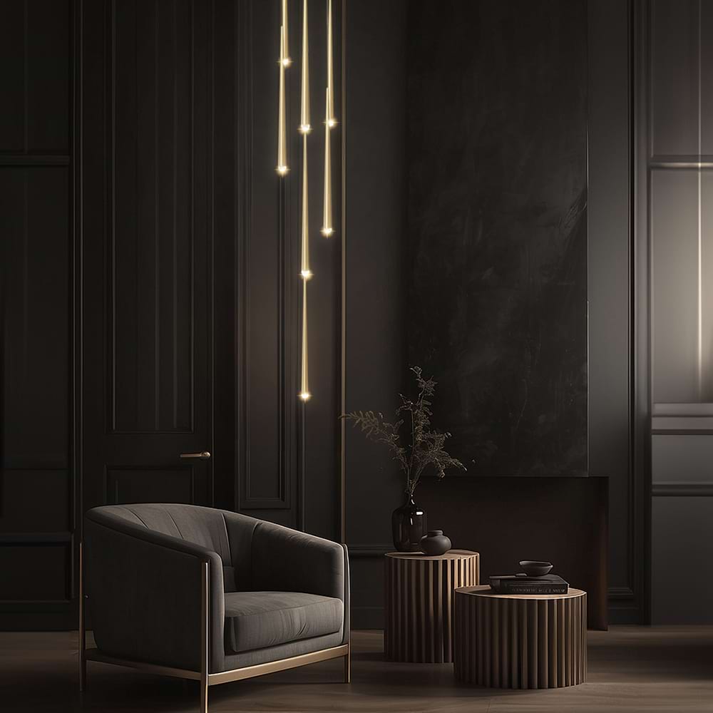 Aquitains Modern Round Chandelier