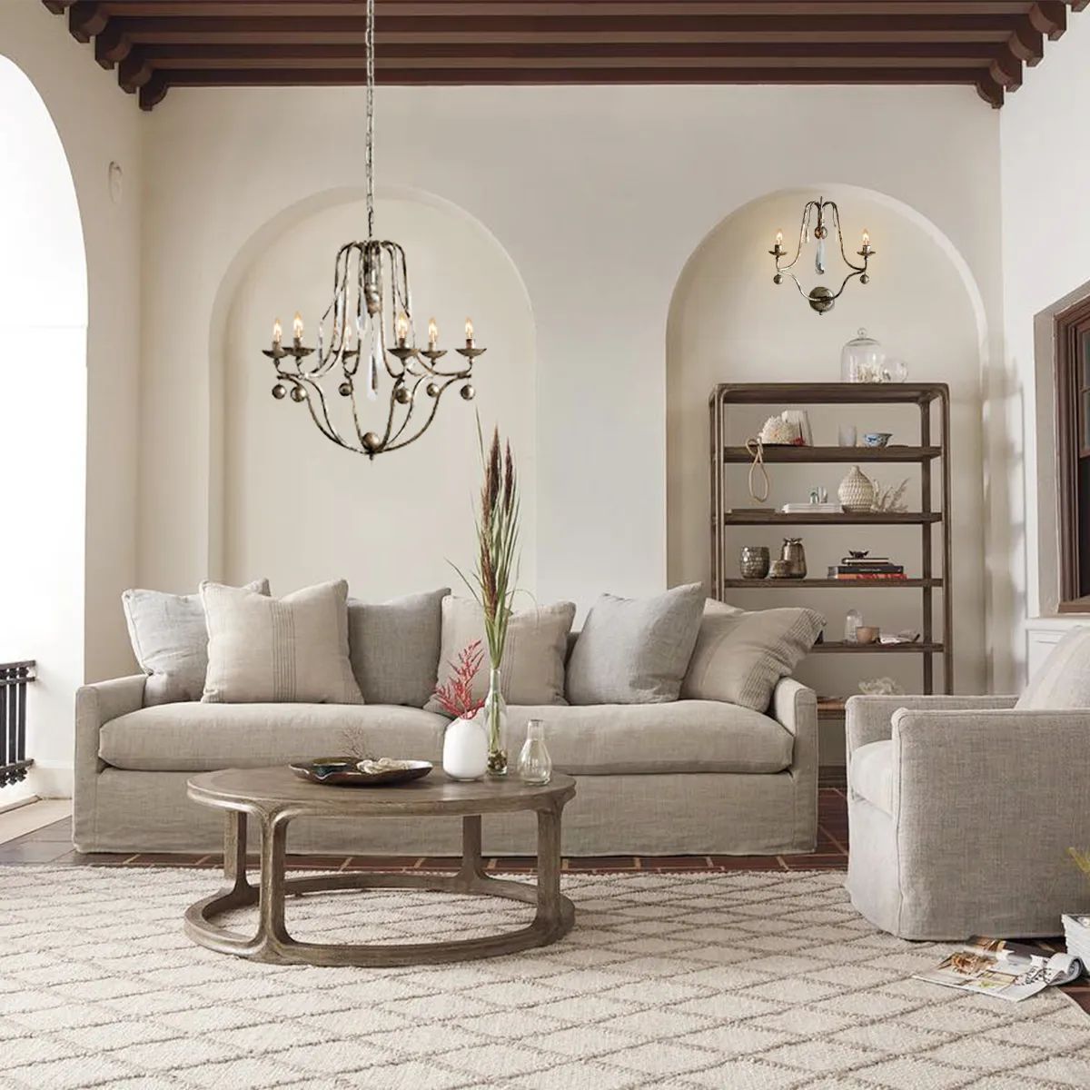 Kalie Crystal 6 Lights Pendant Chandelier