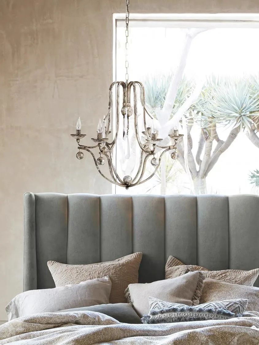 Kalie Crystal 6 Lights Pendant Chandelier