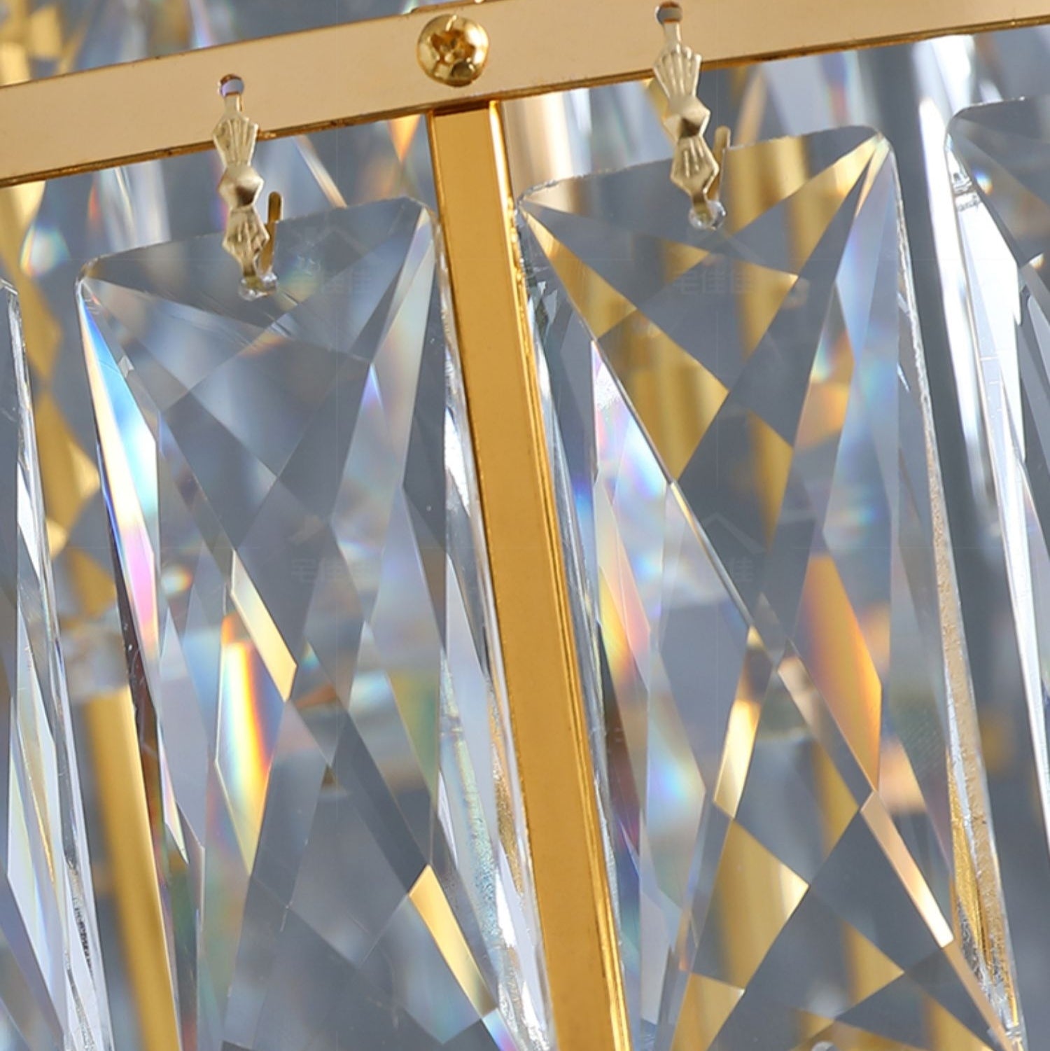 Luster Gaze Grand Radiance Round K9 Crystal Chandelier - Background Shot