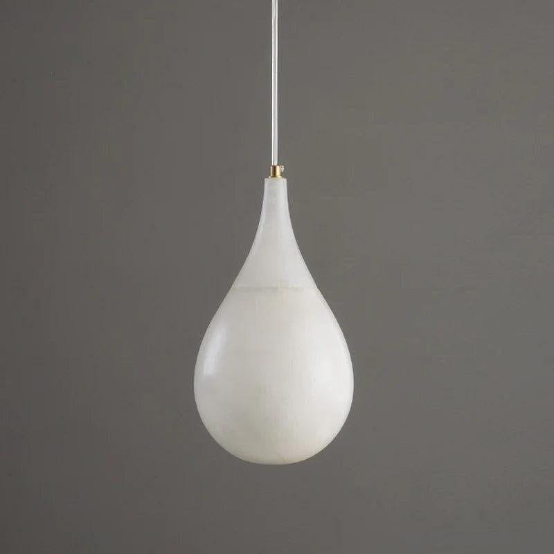 Larry Alabaster Rain Modern Pendant Light