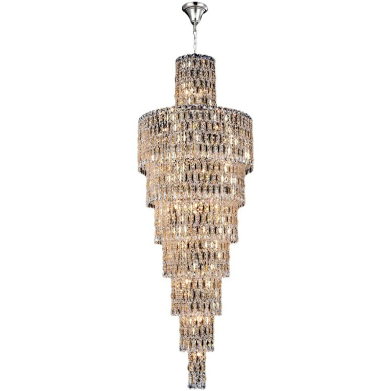 Luster Gaze Grand Radiance K9 Crystal Chandelier - Background Shot