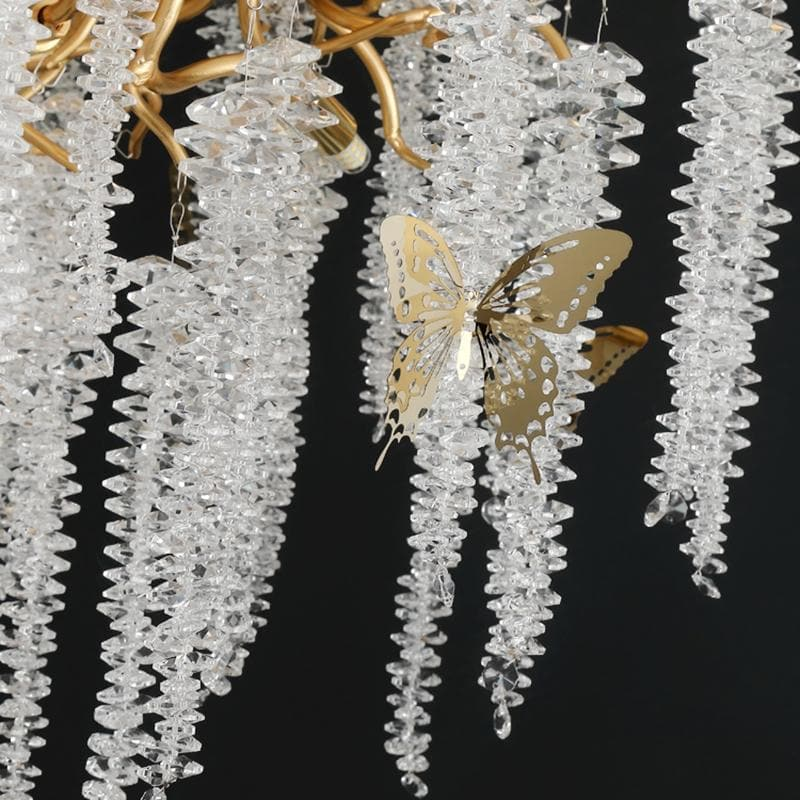 Luster Gaze Starlight Bloom Crystal Branch Chandelier - Background Shot