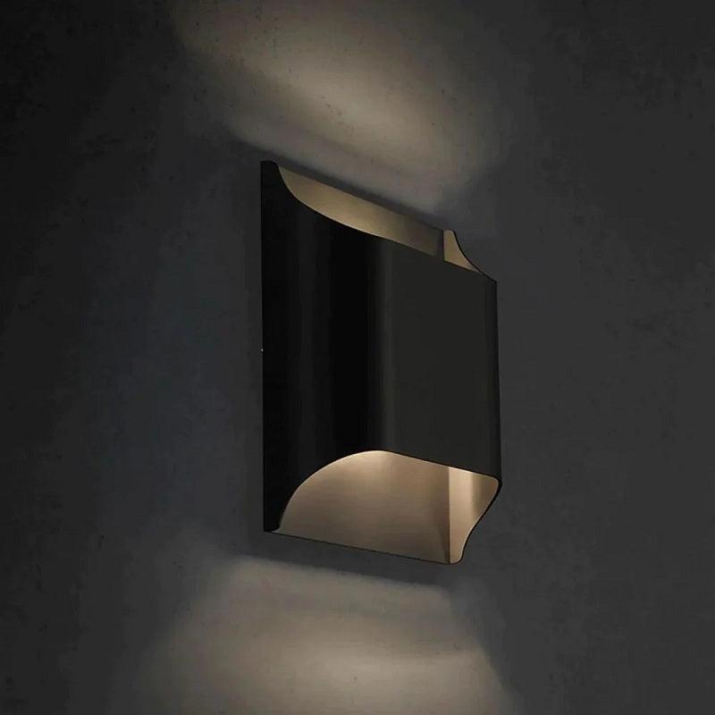 Luster Gaze Industrial Brass Wall Sconce - Background Shot