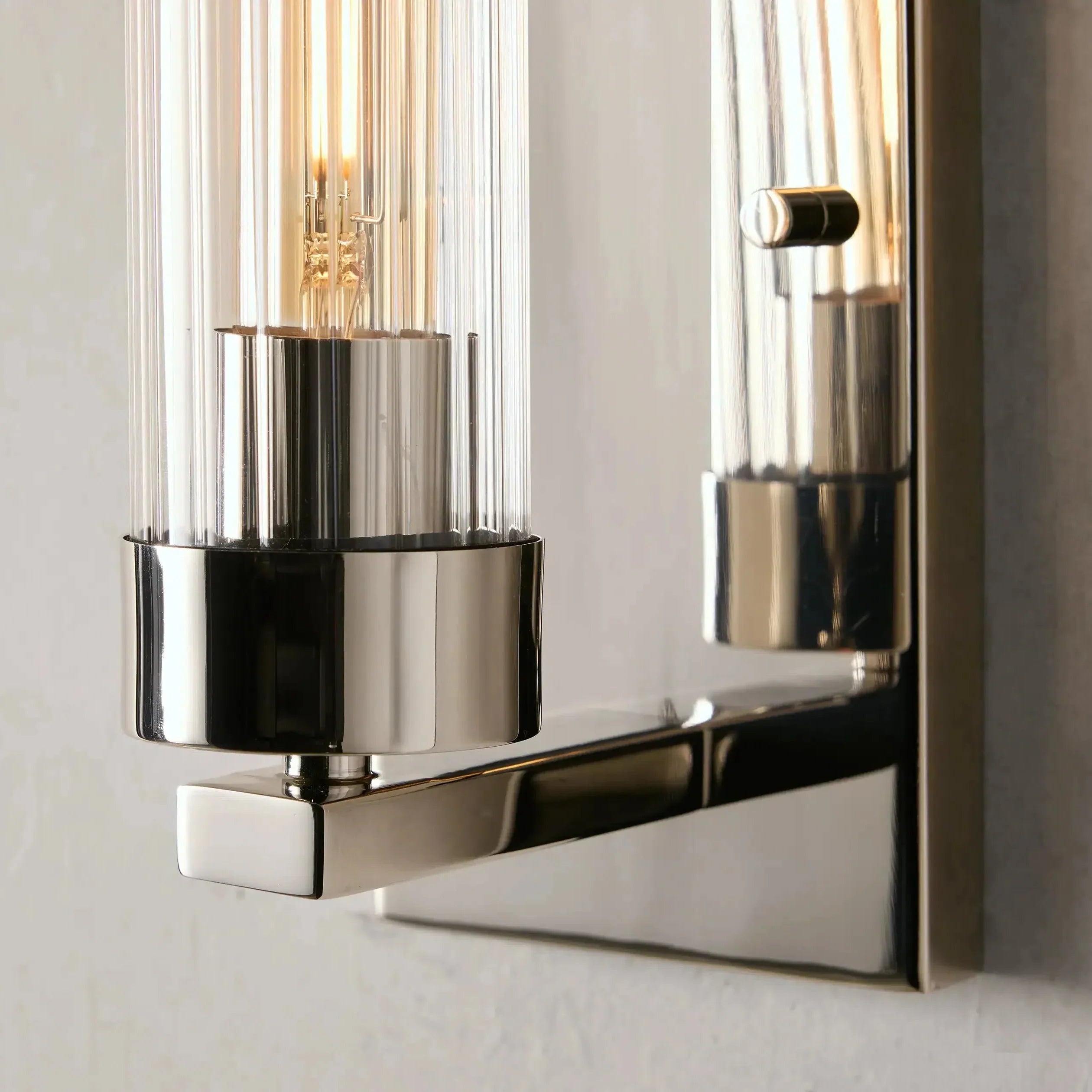 Luster Gaze Refined Fluted Wall Sconce - Background Shot