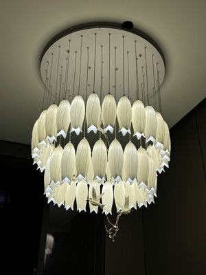 Elegant Flower Chandelier For Foyer/ Staircase