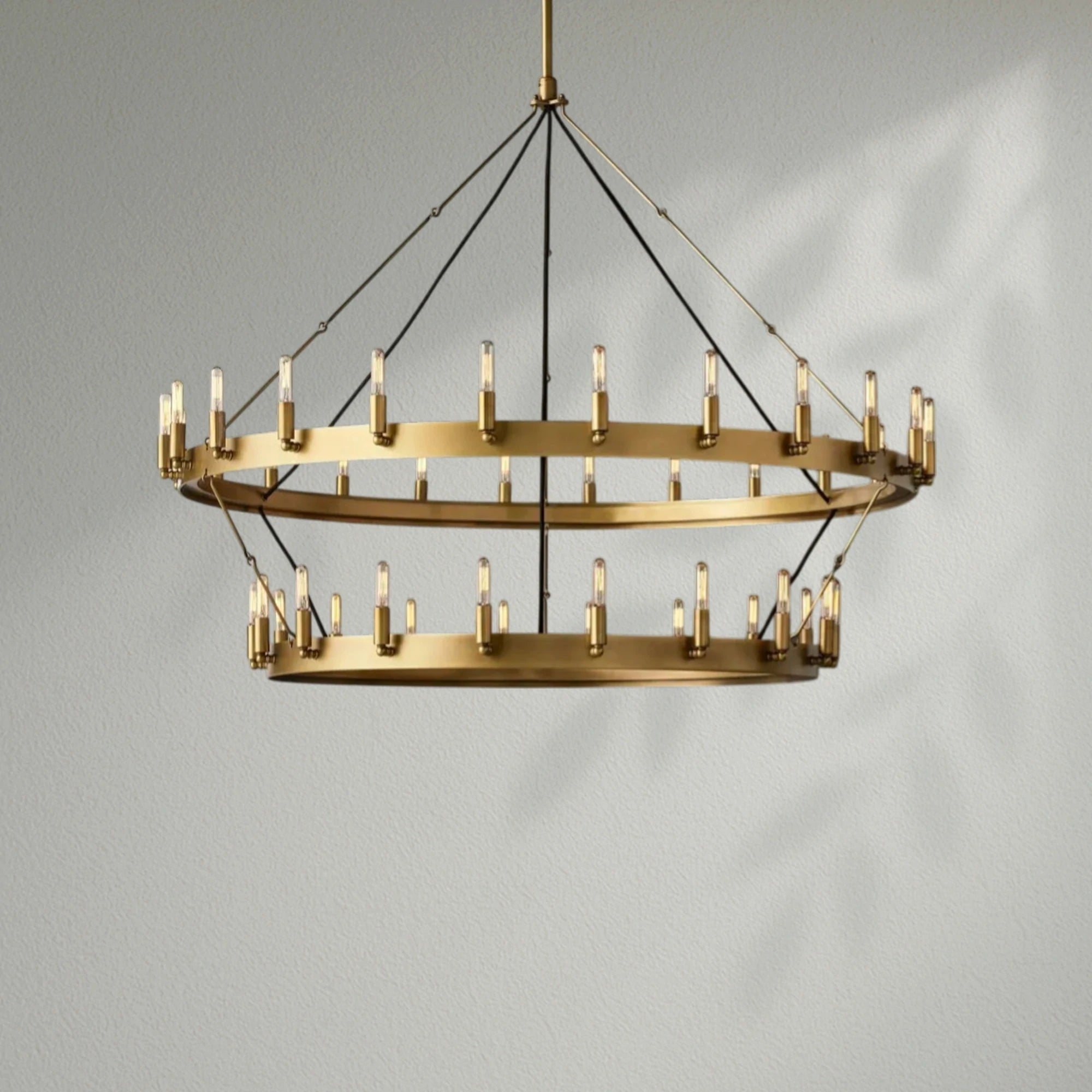 Camins Vintage Filament 2-Tier Chandelier
