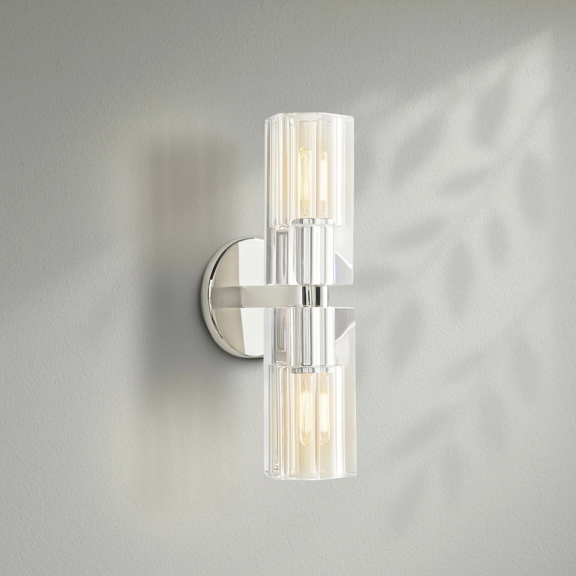 Arcachom Crystal Double Lights Wall Sconce