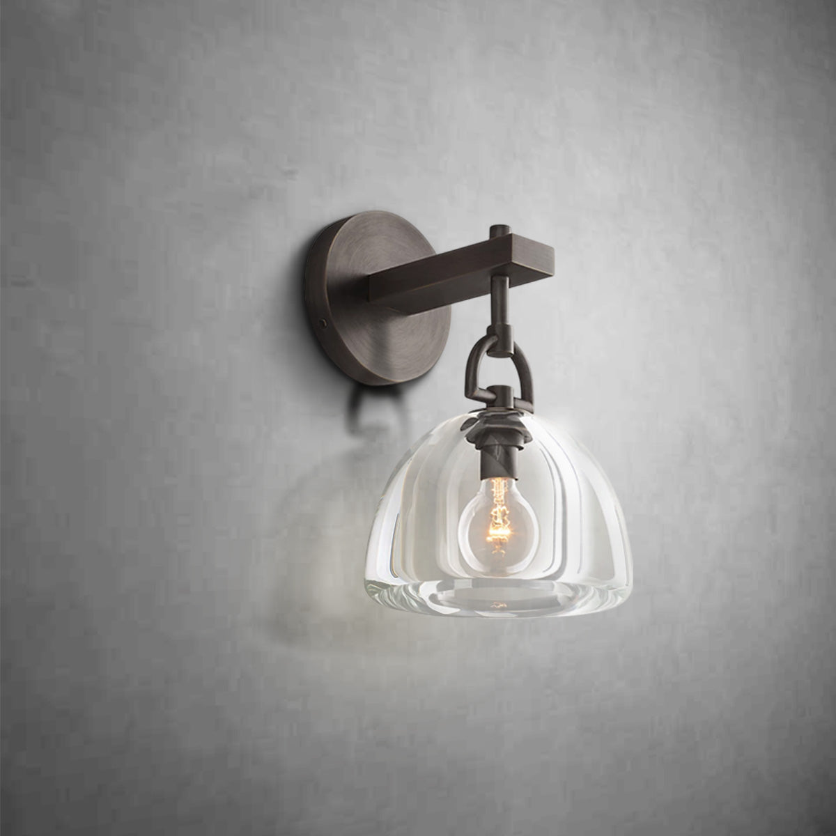 Botanist Cloche Dome Wall Sconce