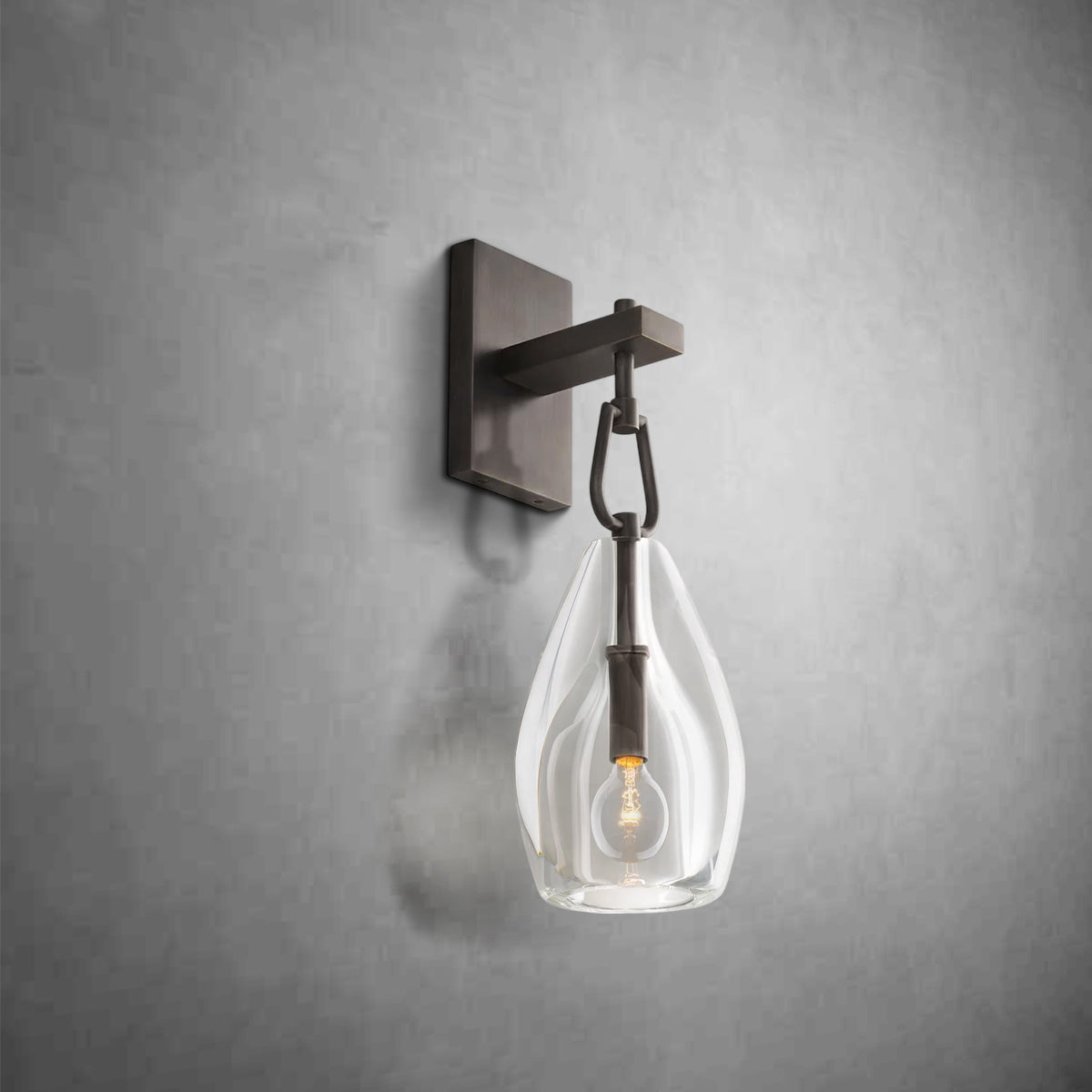 Botanist Cloche Flute Wall Sconce