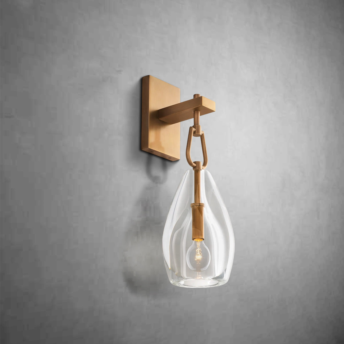 Botanist Cloche Flute Wall Sconce