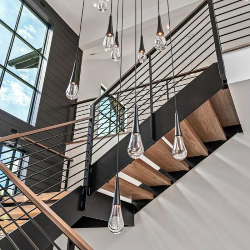Soltaire Raindrop LED Square Chandelier