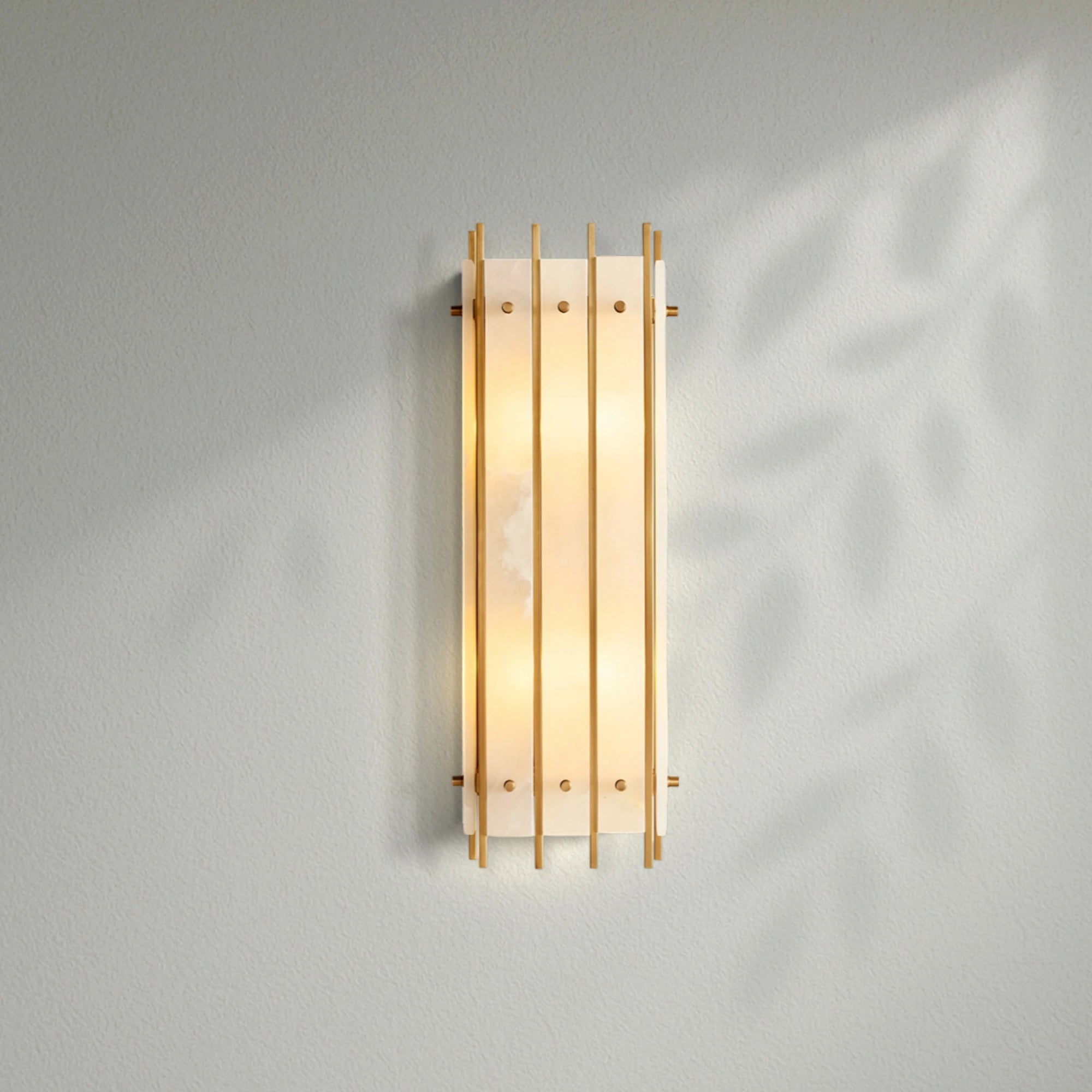 Sun Marco Alabaster Grand Rectangular Sconce