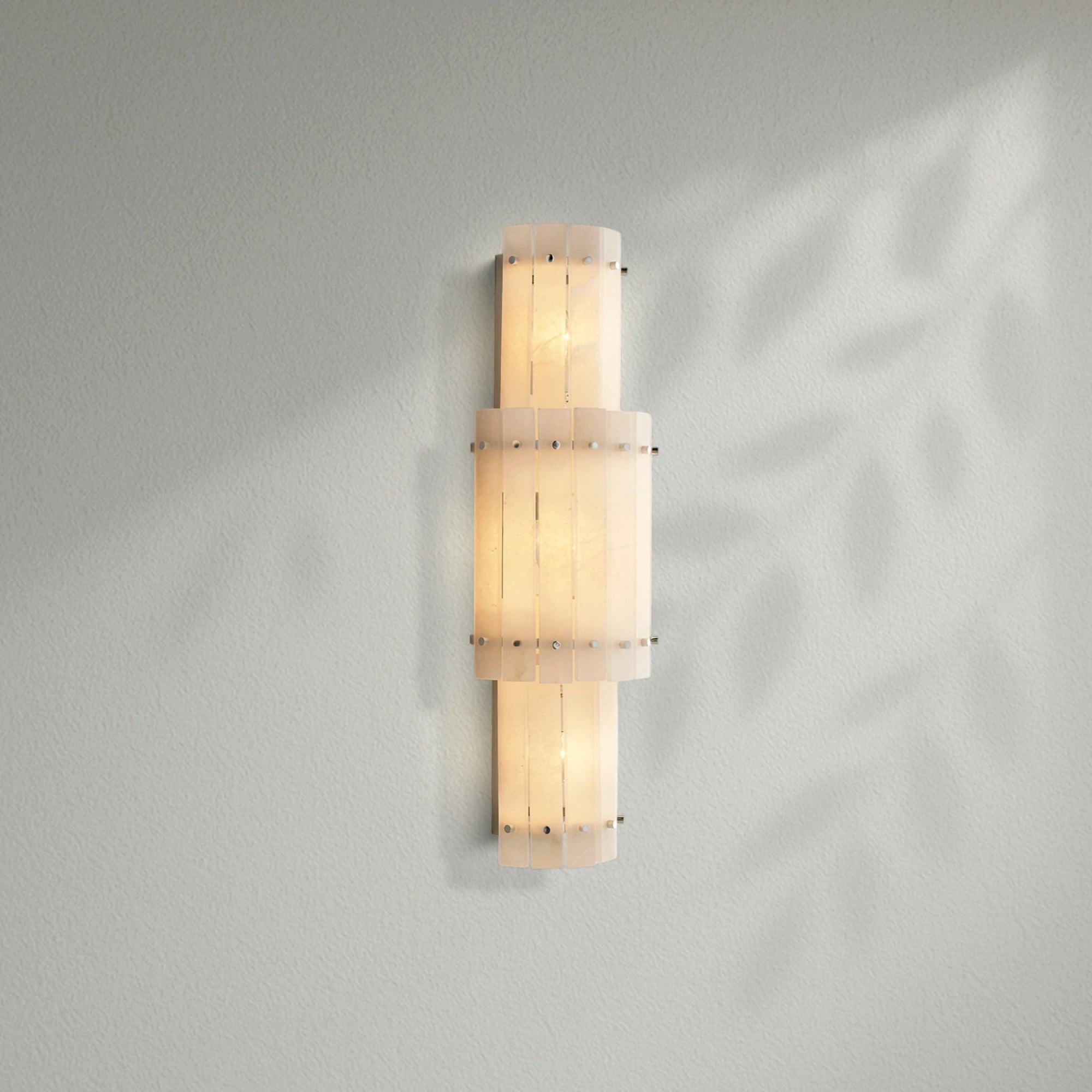 Sun Marco Alabaster Grand Round Sconce