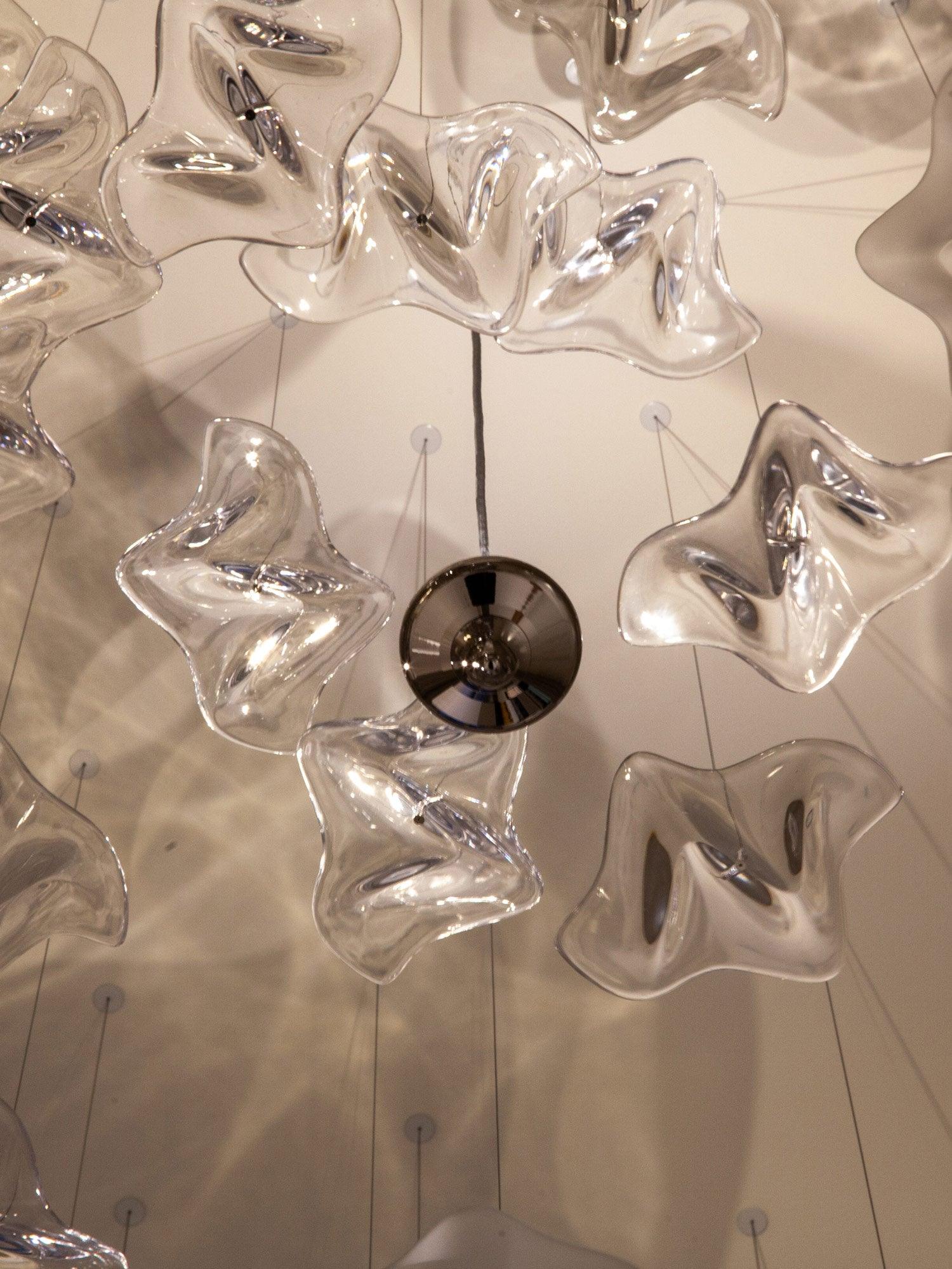 Tidal Stair Crystal Spiral Chandelier
